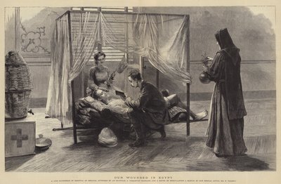 Our Wounded in Egypt by Frederic Villiers